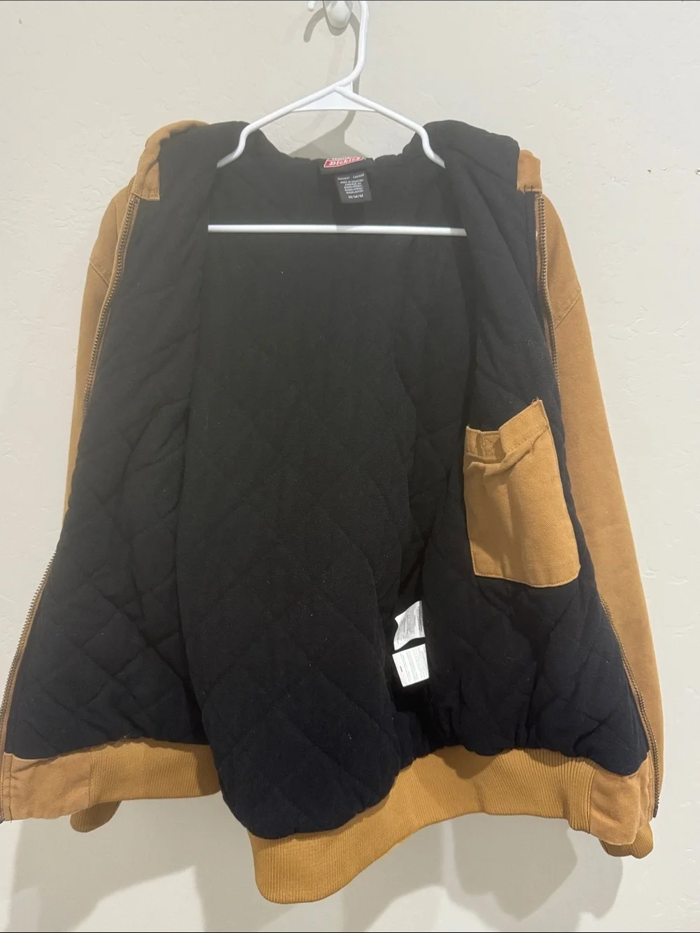 Dickies Brown Duck Insulated Hooded Work Jacket
